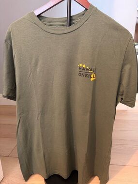 O'Neill Olive Green Hawaii Logo Short Sleeve Tee